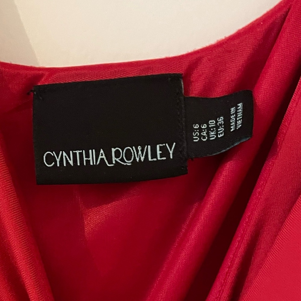 Cynthia Rowley Red Women's Dress